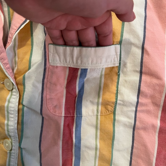 Madewell Bedtime Pajama  in Rainbow Stripe set - Picture 6 of 8